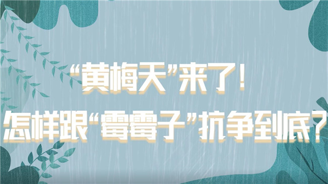 &ldquo;黄梅天&rdquo;来了！怎样跟&ldquo;霉霉子&rdquo;抗争到底？