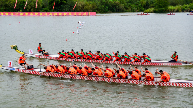 【“飞阅”中国】乘风破浪竞渡争先 广东韶关龙舟赛举办